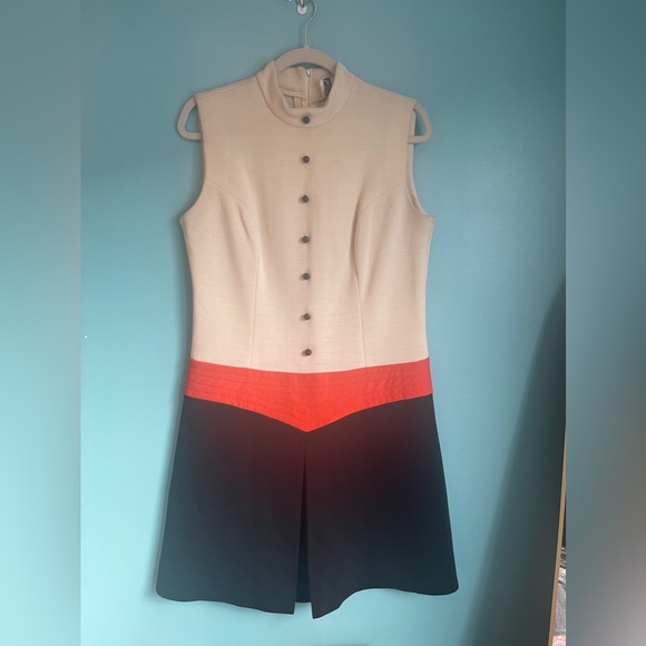 Vintage Jonathan Logan Flight Attendant Dress 1960’s Retro Original - Picture 10 of 12